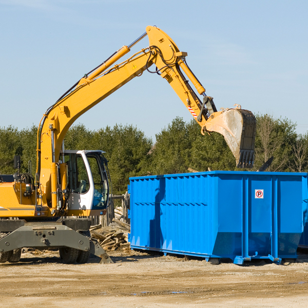 what are the rental fees for a residential dumpster in Oldtown